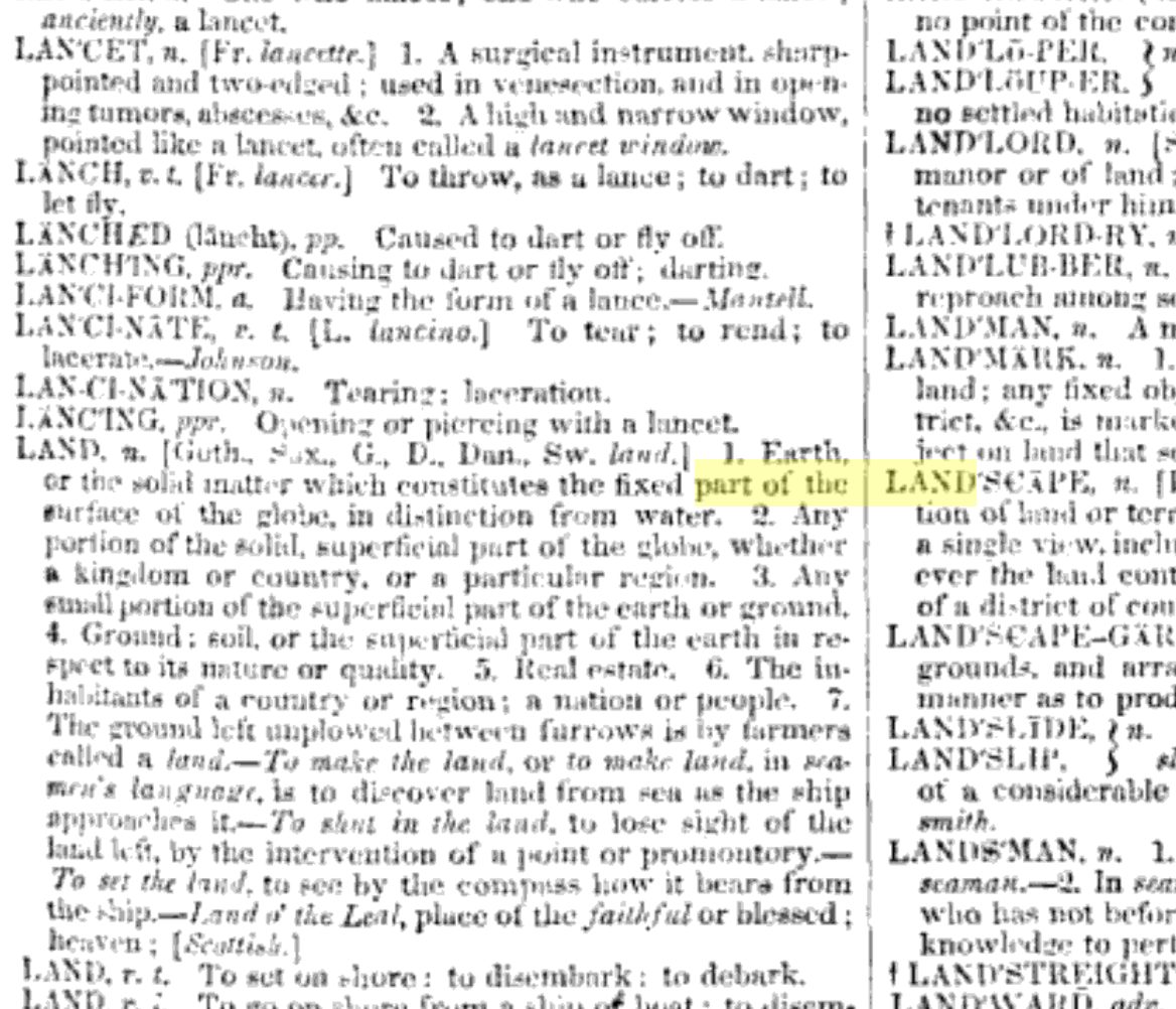 "Part of THE LÄND" findet in Buch aus dem Jahr 1865 "Part of THE LÄND" in Buch aus dem Jahr 1865