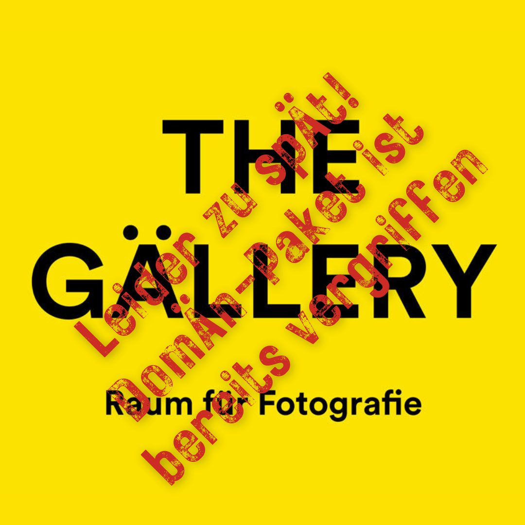 THE GÄLLERY - Leider zu spÄt - DomÄn-Paket ist bereits vergriffen THE GÄLLERY - Leider zu spÄt - DomÄn-Paket ist bereits vergriffen