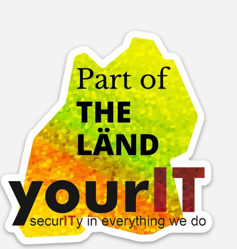 yourIT präsentiert sich als Part of THE LÄND - hier als Glitzer-Sticker yourIT präsentiert sich als Part of THE LÄND - hier als Glitzer-Sticker