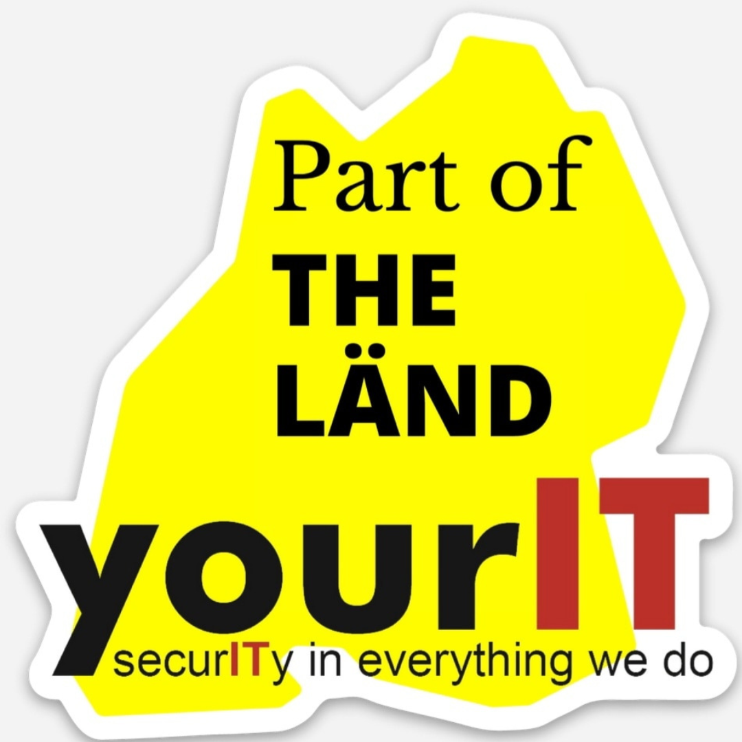 yourIT präsentiert sich als Part of THE LÄND - hier der ursprüngliche Sticker yourIT präsentiert sich als Part of THE LÄND - hier der ursprüngliche Sticker